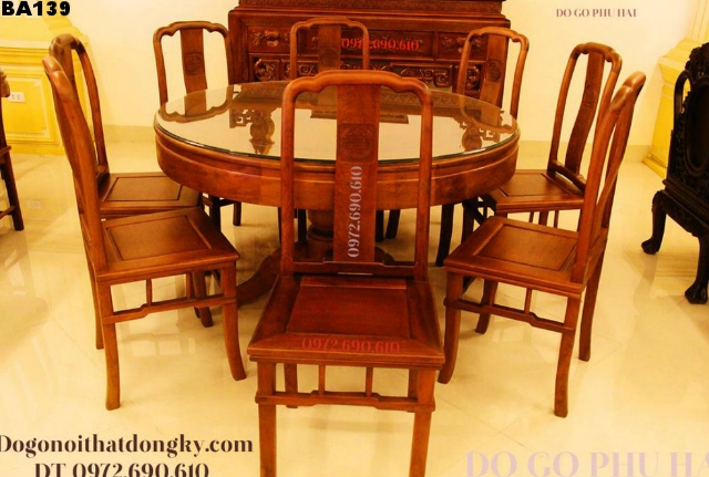 Bo ban ghe an dep, Ghế Kiểu Bàn Tròn Tại Hà Nội BA