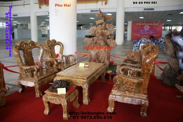 Bộ bàn ghế gỗ ngọc nghiến kiểu Minh Quốc NG11