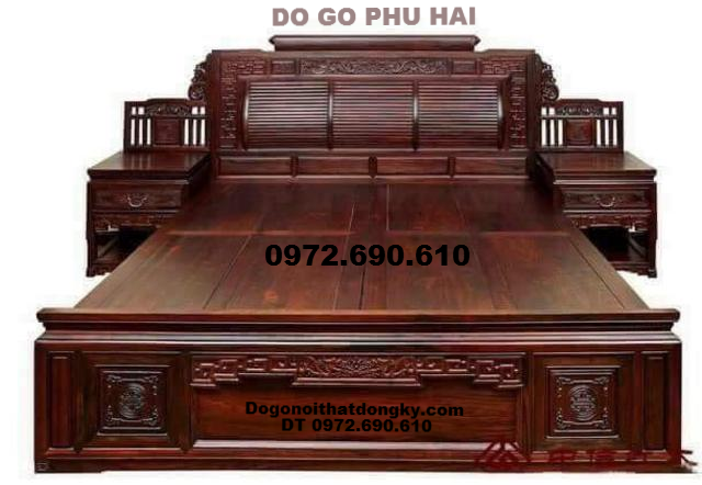 GIƯỜNG NGỦ ĐẸP, giường gỗ mẫu mới GN94