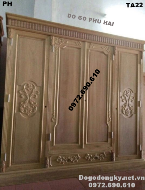 Tủ Quần Áo Gỗ Gụ Đẹp,Tủ Để Quần Áo Giá Rẻ 