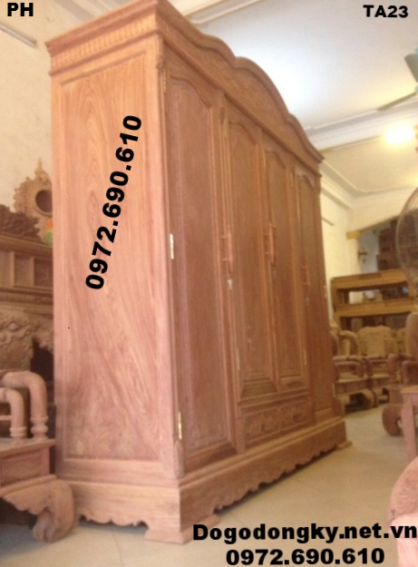 Tủ Để Quần Áo Đẹp, Tủ Áo 3 Buồng 4 Cánh