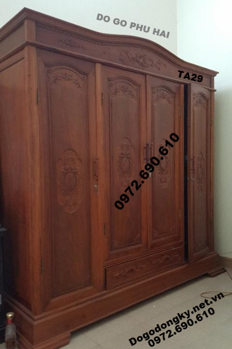 Mẫu Tủ Quấn Áo Đẹp,Tu ao dep go gu,Tu quan ao, Tu dung quan ao