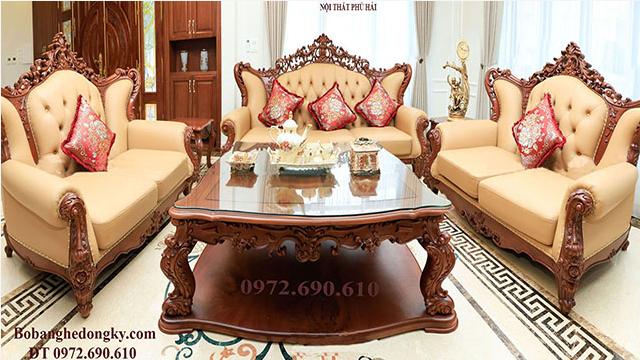 ShowRoom trưng bày và bán sofa tân cổ điển của nội thất Phú Hải B656